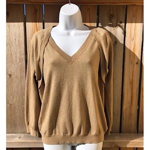 🍂 Michael Kors sweater, gold/tan, size large 🍂